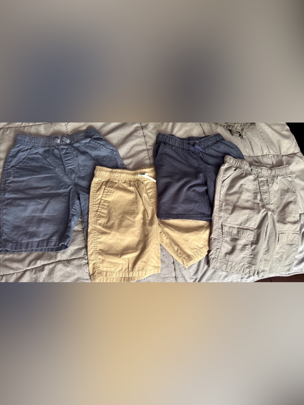 Mix of Casual Cotton Shorts Lot - Blue, Khaki, Navy, Gray